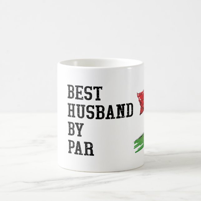 Caneca De Café Golf Best Husband by Par (Centro)
