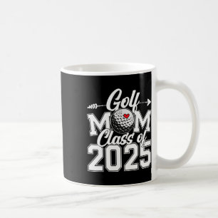 Caneca De Café Golf Mãe Cl Do Mais velho De Graduação De 2025 Mãe