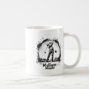 Caneca De Café Golf Mulligan Master Graphic Camisetas Para Homens