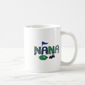 Caneca De Café Golf Nana Buraco Em Uma Primeira Festa de aniversá