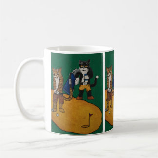 Caneca De Café Golf Putando Gatos