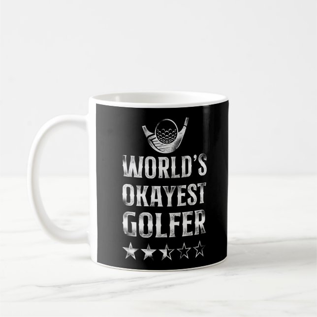 Caneca De Café Golf World'S Okayest Golfer (Esquerda)