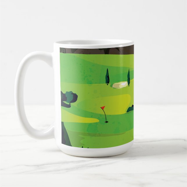 Caneca De Café Golfe (Esquerda)