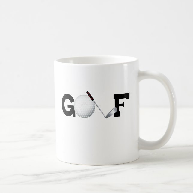 Caneca De Café Golfe (Direita)