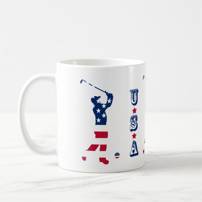 Caneca De Café Golfe americano (Esquerda)