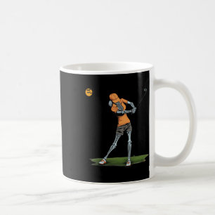 Caneca De Café Golfe do Dia de as Bruxas engraçado de Golfe do Sk