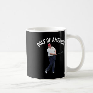 Caneca De Café Golfe Engraçado Da América Donald Trump Pun T-shir