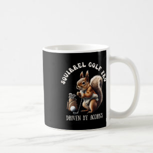 Caneca De Café Golfe Esquilo Pro Impulsionado Por Golfe De Nozes
