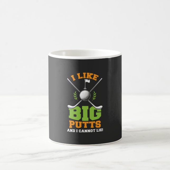 Caneca De Café Golfe - Eu Gosto De Putts Grandes (Centro)