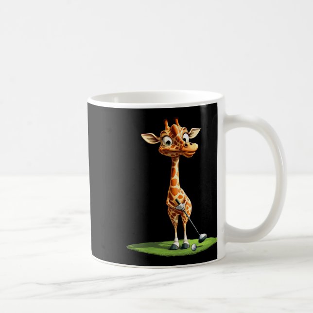 Caneca De Café Golfe Girafa  (Direita)