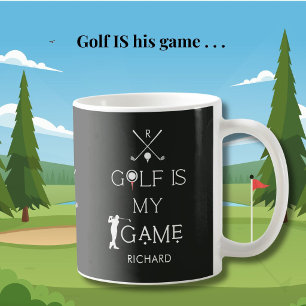 Caneca De Café *Golfe Moderno Personalizado é o Meu Jogo