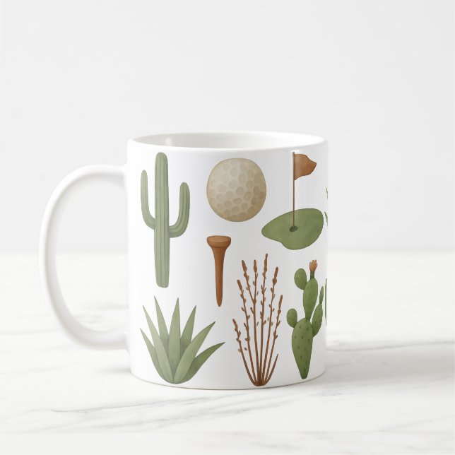 Caneca De Café Golfe no Arizona  (Esquerda)