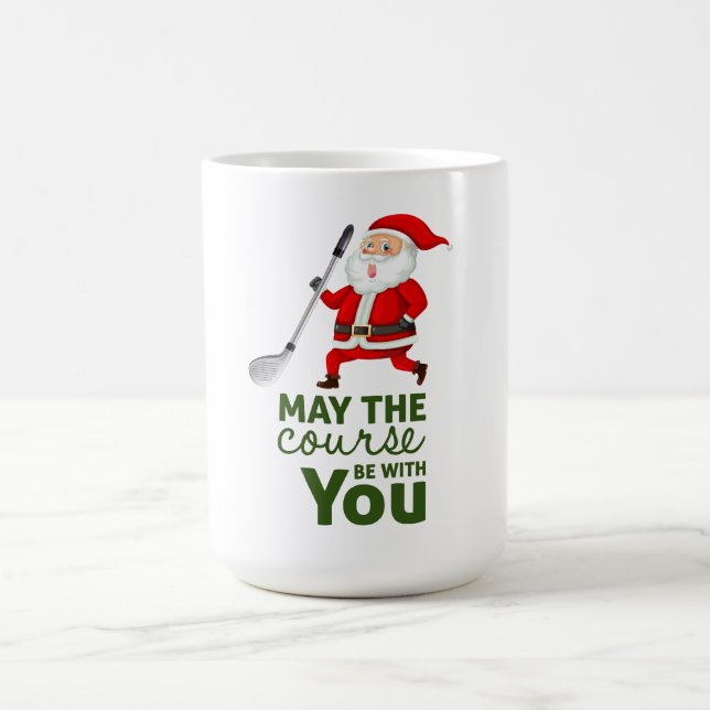 Caneca De Café Golfe, que o curso esteja com você no Natal (Centro)