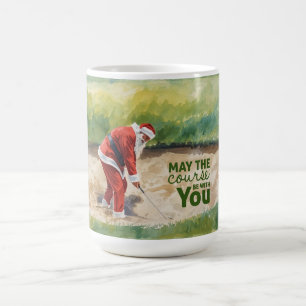 Caneca De Café Golfe, que o curso esteja com você no Natal Cof