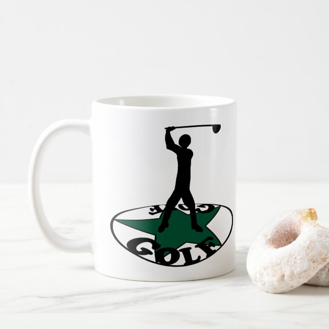 Caneca De Café Golfe - um jogo maravilhoso (Com Donut)