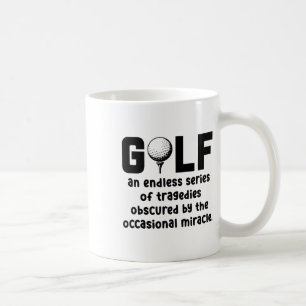 Caneca De Café Golfe Uma Série Sem Fim De Tragédias Golfando Golf