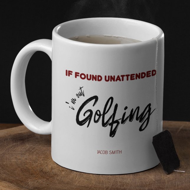 Caneca De Café Golfer Golf Gift (Criador carregado)