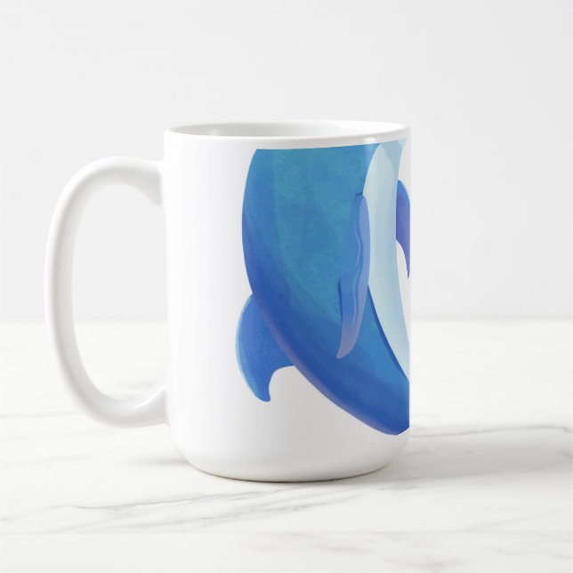 Caneca De Café Golfinho (Esquerda)
