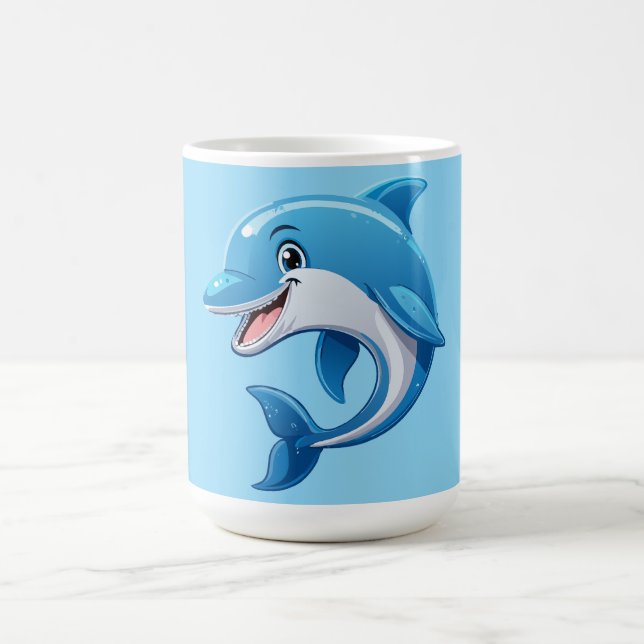 Caneca De Café Golfinho Brincalhão (Centro)