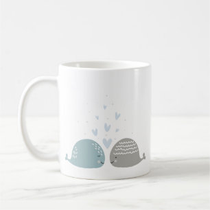 Caneca De Café Golfinho Casal super bonito