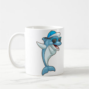 Caneca De Café Golfinho Legal Dabbing Hip-Hop Porpoise Dançando