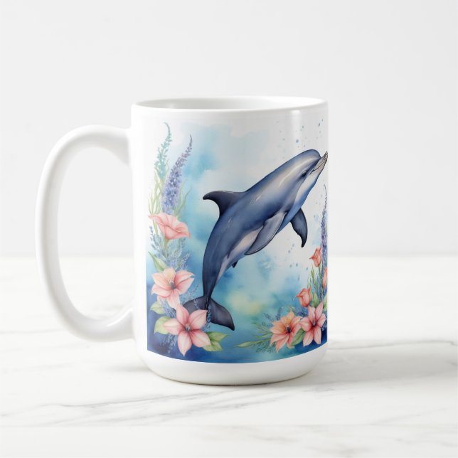 Caneca De Café Golfinho-marinho (Esquerda)