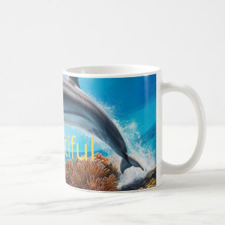 Caneca De Café Golfinho no mar
