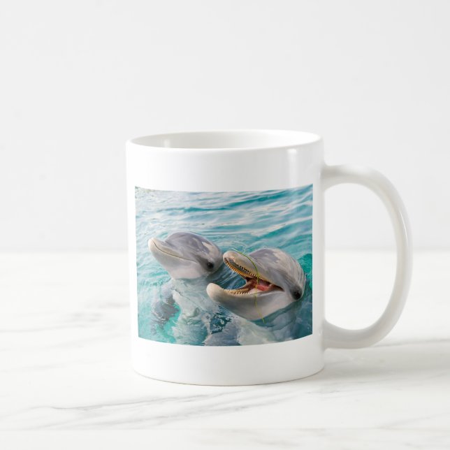 Caneca De Café Golfinhos (Direita)