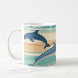 Caneca De Café Golfinhos
