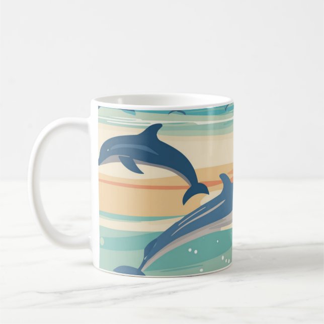 Caneca De Café Golfinhos (Esquerda)