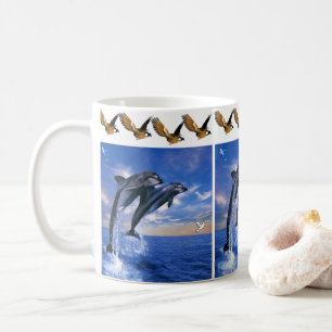 Caneca De Café golfinhos-de-caneca