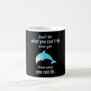 Caneca De Café Golfinhos do Mar dos Golfinhos Peixes Oceano Anima