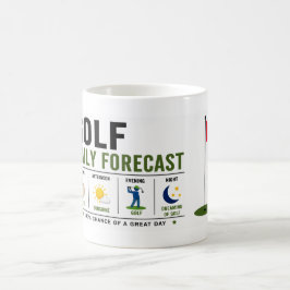Caneca De Café Golfista da vida diária golfista
