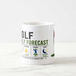 Caneca De Café Golfista da vida diária golfista