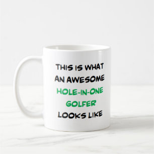 Caneca De Café golfista de buraco-em-um incrível