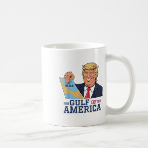 Caneca De Café Golfo Da América Dos Eua Funny Golfo Do México 4 D