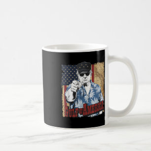Caneca De Café Golfo Da América Dos Eua Trump Saudação Do Patrio