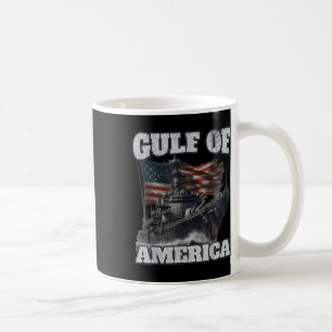 Caneca De Café Golfo Da América Eua Engraçada Homens Da Bandeira