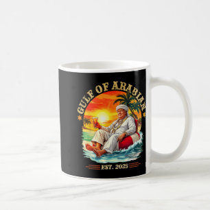 Caneca De Café Golfo De Árabe No Leste De 2025 Funny Trump Vintag