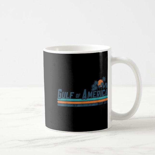 Caneca De Café Golfo De Bandeira Americano 2025 (Direita)