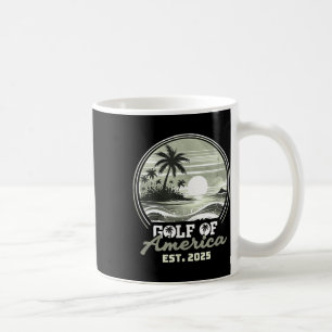 Caneca De Café Golfo De Bandeira Americano 2025