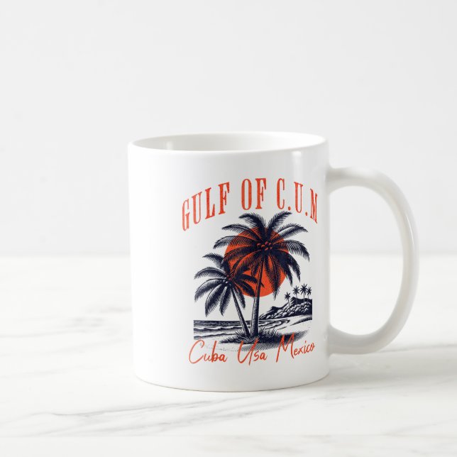 Caneca De Café Golfo De Cuba Eua México (Direita)