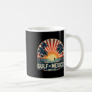Caneca De Café Golfo De Retro Vintage Do México Desde 1672