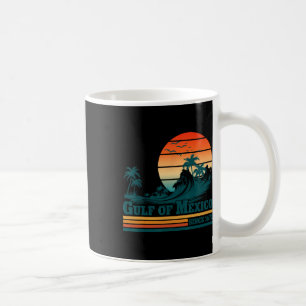 Caneca De Café Golfo do México desde 1672 Vintage Sunset Beach T-