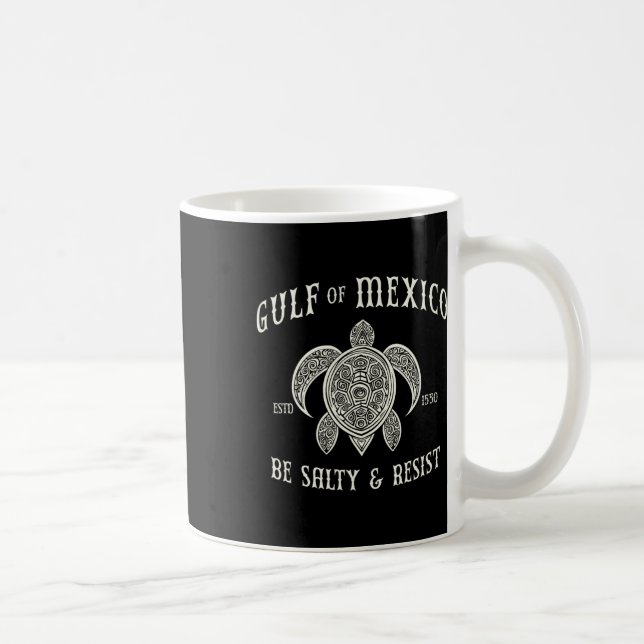 Caneca De Café Golfo Do México É Salgado E Resiste 1 (Direita)
