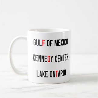 Caneca De Café Golfo do México Kennedy Center Lago Ontário