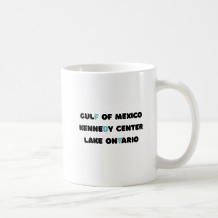 Caneca De Café Golfo do México, Kennedy Center, Lago Ontário FDT