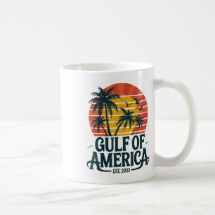Caneca De Café Golfo Dos Eua América Leste 2025 Retro Vintage Bea