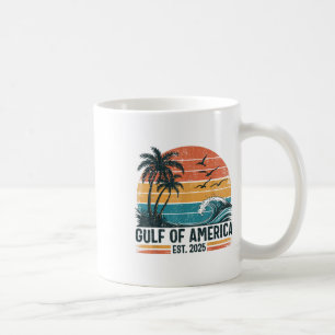 Caneca De Café Golfo Dos Eua América Leste 2025 Retro Vintage Bea
