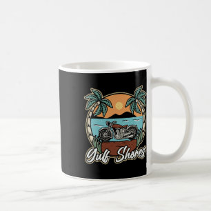 Caneca De Café Golfo Shores Alabama Al Vintage Férias Trip Oring